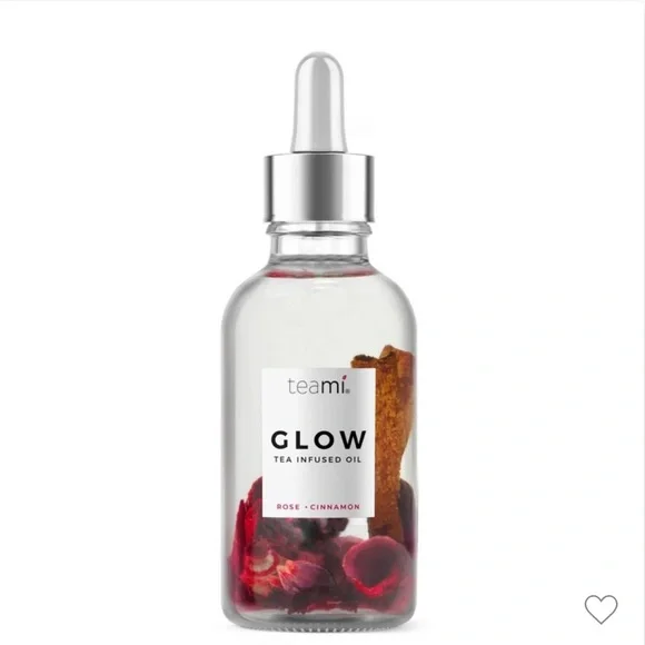 5 STAR teami Glow Tea Infused Oil NEW in Box. Rose + Cinnamon - Picture 1 of 9
